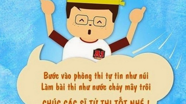 CHÚC CÁC SĨ TỬ CÓ KỲ THI TỐT NGHIỆP THPT 2019 THÀNH CÔNG!